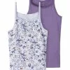 NAME IT Nkfstrap Flower 2 Pack - Hemd - Purple