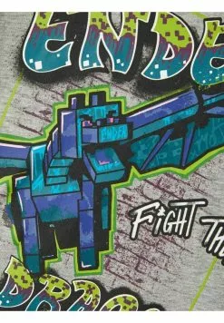 NAME IT Minecraft - Hoodie - Grey Melange -Shirt Zacht Verkoop d8ae4a3ddfcb4d66b8a3c507277af925