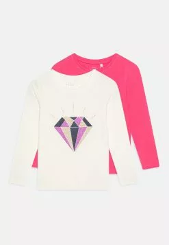 NAME IT Nmfvix 2 Pack- Longsleeve - Pink Flambé/White Alyssum