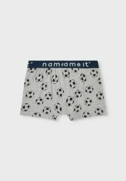 NAME IT Nkmboxer Melange Football 3 Pack - Boxershort - Grey -Shirt Zacht Verkoop db3ca156c7534a00b57a6ff68649b254