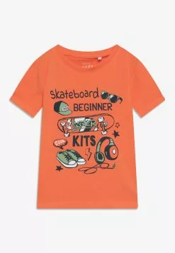 NAME IT Nmmvux 2 Pack - T-Shirt Print - Bright White/Coral -Shirt Zacht Verkoop dd72eca8427d4ea6ab3d418ef4921a3a