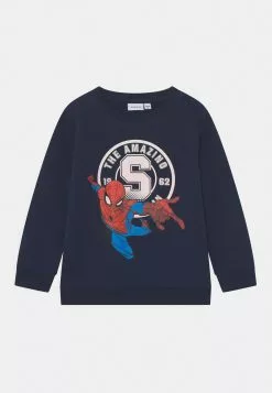 NAME IT Nmmojus Spiderman Bru Mar - Sweater - Dark Sapphire