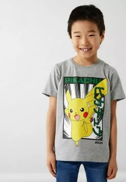 NAME IT Nkmjyxton Pokemon SsSky - T-Shirt Print - Grey Melange