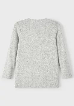 NAME IT Nkfvicti Ls Card - Vest - Grey Melange -Shirt Zacht Verkoop e014056dfa2a4a88be247366bbadedb9