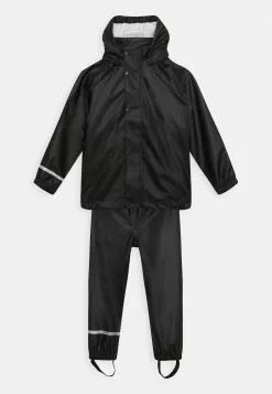 NAME IT Nkndry Rain Suspenders Unisex Set - Regenbroek - Black