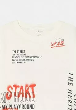 NAME IT Nkmtemo Loose - Longsleeve - White Alyssum -Shirt Zacht Verkoop e3e8467f28af40f08beeedd3341fe48c