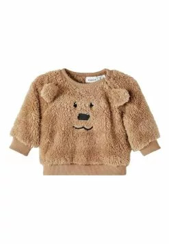 NAME IT Regular Fit - Fleece Trui - Affogat