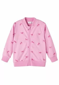 Shirt Zacht Verkoop 10 NAME IT Nmfbascha Ls Swe Unb Pb - Sweater Met Rits - Cyclamen