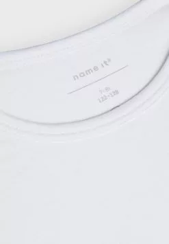 NAME IT Nkmt Slim 2Pack - T-Shirt Basic - Bright White -Shirt Zacht Verkoop e590cf258a344eed9073867e82d7efef