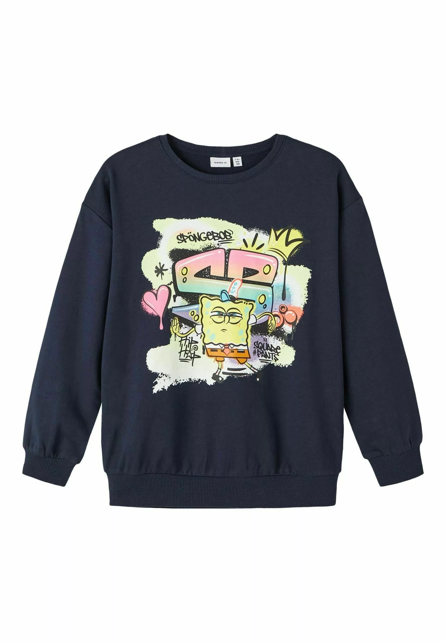 NAME IT Spongebob - Sweater - Dark Sapphire 1 NAME IT Spongebob - Sweater - Dark Sapphire