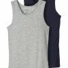 NAME IT Nkmtank2Pack - Hemd - Grey
