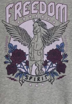 NAME IT Nkfsoffi Loose Fit - Sweater - Grey Melange -Shirt Zacht Verkoop e878f5121a2f472d9a321573e0fa5c13