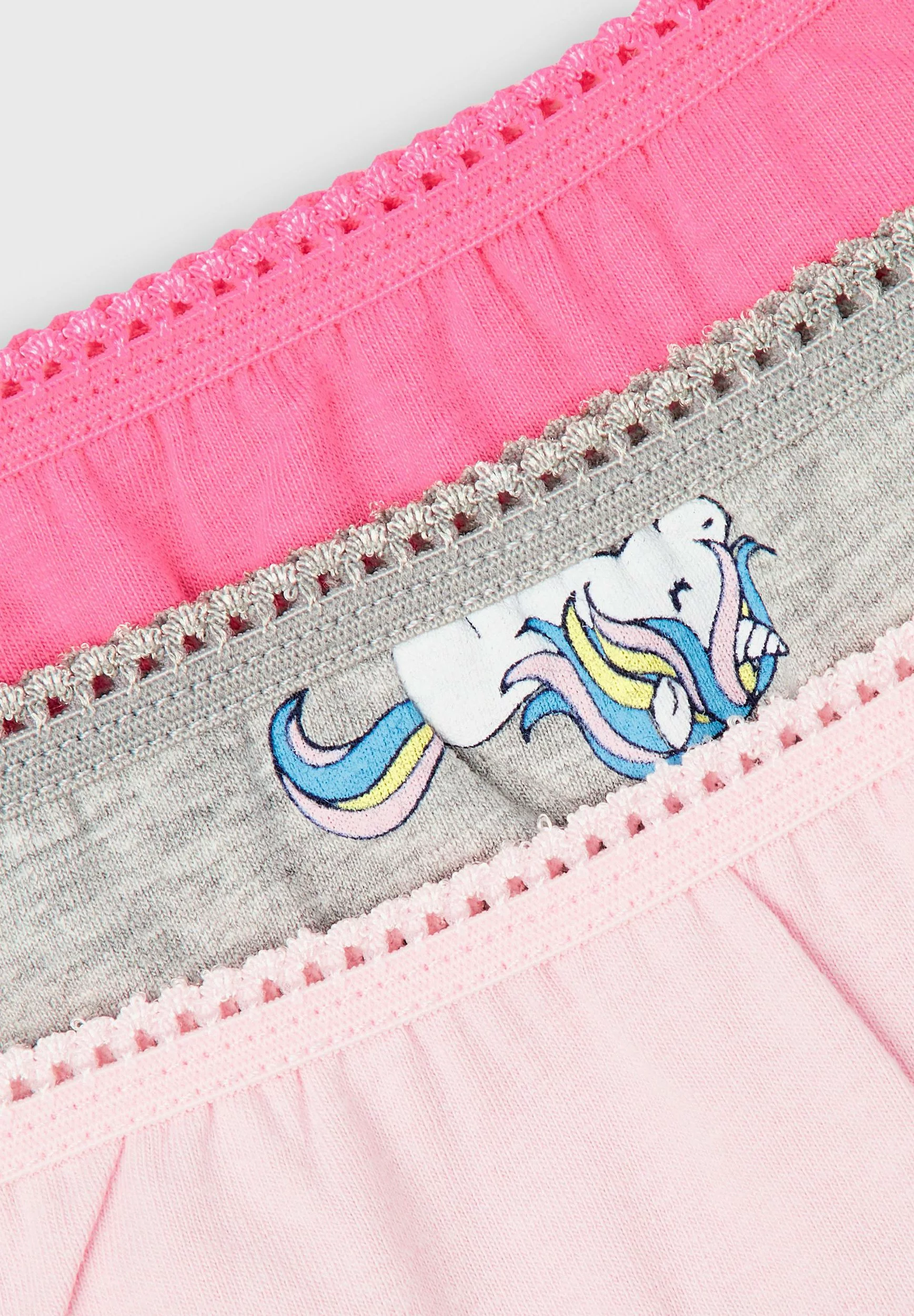 NAME IT Nmfbriefs Unicorn 3 Pack - Slip - Grey 5 NAME IT Nmfbriefs Unicorn 3 Pack - Slip - Grey - Afbeelding 5