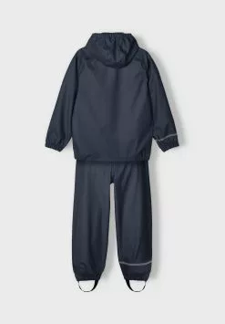 NAME IT Nkndry Rain Unisex Set - Regenjas - Dark Sapphire -Shirt Zacht Verkoop eb4995c0284c48c0ad7ca62298cdbb0e