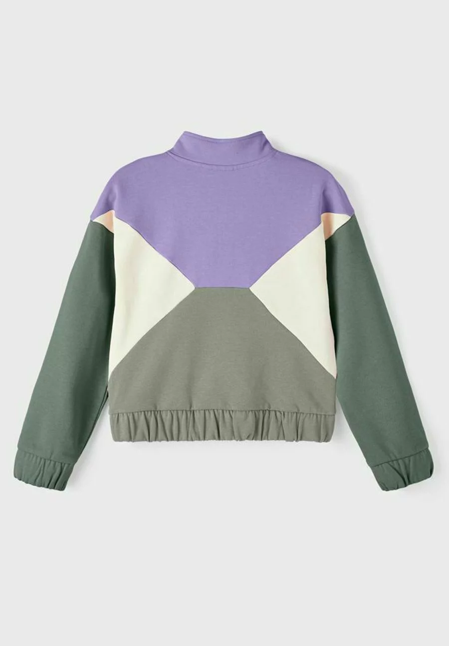 NAME IT Nkfbanina Ls Unb - Sweater - Laurel Wreath 2 NAME IT Nkfbanina Ls Unb - Sweater - Laurel Wreath - Afbeelding 2