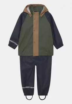 NAME IT Dry Color Block Rainwear - Regenjas - Dark Sapphire