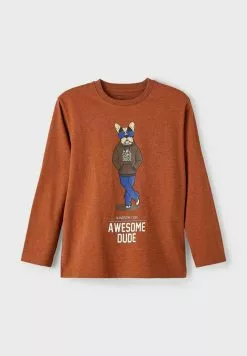 NAME IT Boxy Fit - Longsleeve - Arabian Spice -Shirt Zacht Verkoop edbcee4d78ef4373acae200616f0ad31