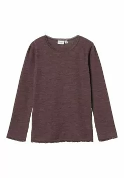 NAME IT Mit Ärmeln- Longsleeve - Peppercorn