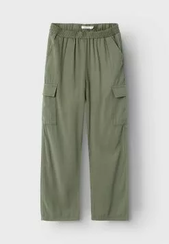 NAME IT Straight Fit - Cargobroek - Deep Lichen Green -Shirt Zacht Verkoop eddb3e4d37a242cb8dad0846ad787c0d