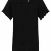 NAME IT Nkfnoralina - T-Shirt Basic - Black