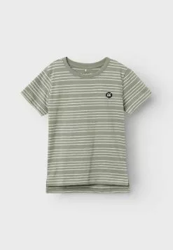 NAME IT Regular Fit - T-Shirt Print - Dried Sage -Shirt Zacht Verkoop efefebf5ba224967bf6508d1f430efb3