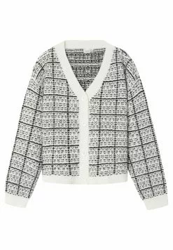 NAME IT Karo V-Ausschnitt - Vest - Jet Stream