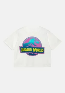 NAME IT Nkfjordaja Jurassic - T-Shirt Print - White Alyssum
