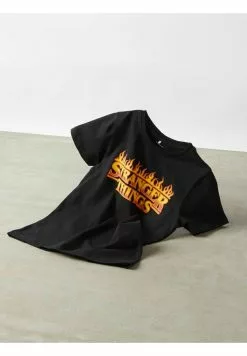 NAME IT Stranger Things - T-Shirt Print - Black -Shirt Zacht Verkoop f609c043a7cb4c4bb34b9dfa3f7fbcb6