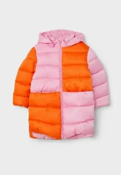 NAME IT Color Block Puffer Jacket - Winterjas - Rosebloom -Shirt Zacht Verkoop f6ce18ca59994045889217a3867ad9ad