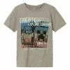 NAME IT Minecraft - T-Shirt Print - Grey Melange