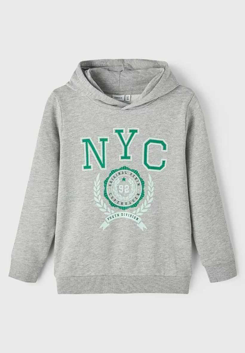 NAME IT Sweater - Grey Melange 4 NAME IT Sweater - Grey Melange - Afbeelding 4