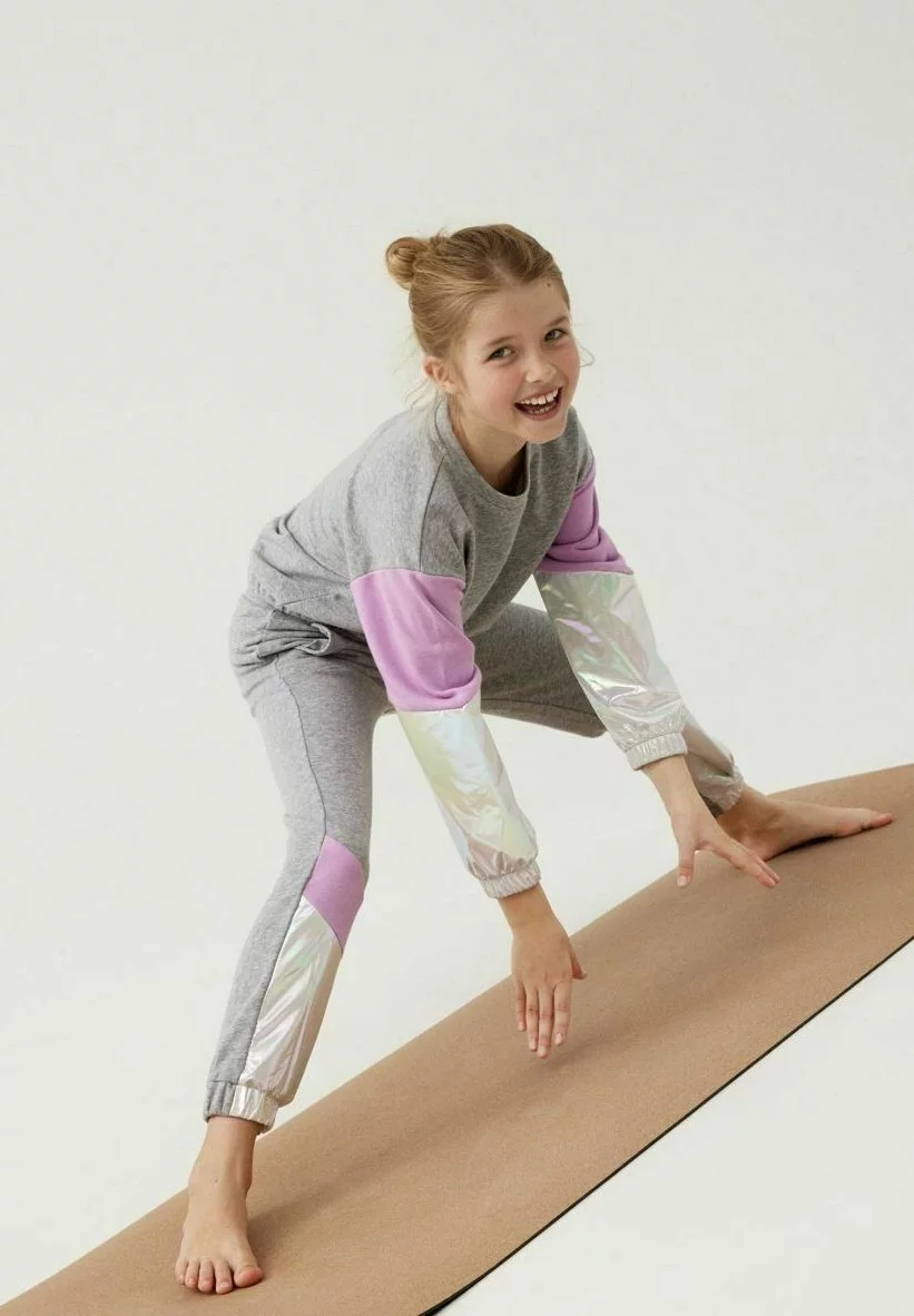 NAME IT Colorblock - Sweater - Violet Tulle 2 NAME IT Colorblock - Sweater - Violet Tulle - Afbeelding 2