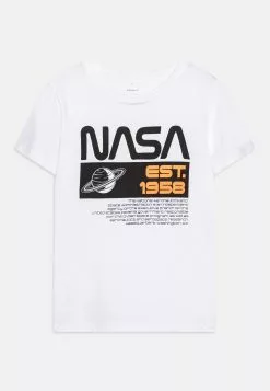 NAME IT Nkmantony Nasa- T-Shirt Print - Bright White