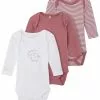 NAME IT Nbnbody Core Unisex 3 Pack - Body - Mesa Rose