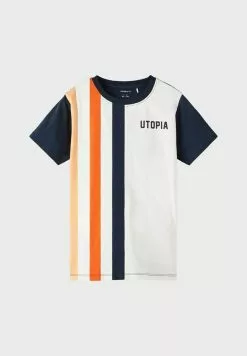 NAME IT Nkmtasso Box - T-Shirt Print - Orange Chiffon -Shirt Zacht Verkoop fe0432319afd4c8bbe8bcb78b14add8e